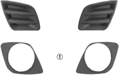 Решетка вентилятора, буфер VAN WEZEL купить