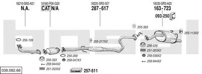 Система выпуска ОГ BOSAL купить