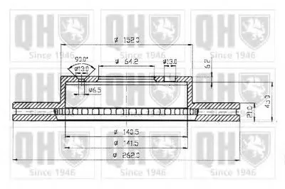 Тормозной диск QUINTON HAZELL купить