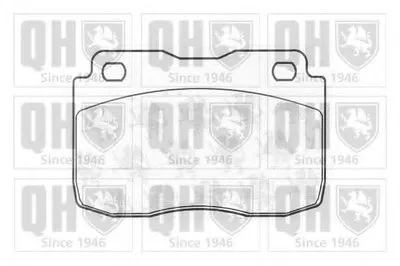 Комплект тормозных колодок, дисковый тормоз QUINTON HAZELL купить