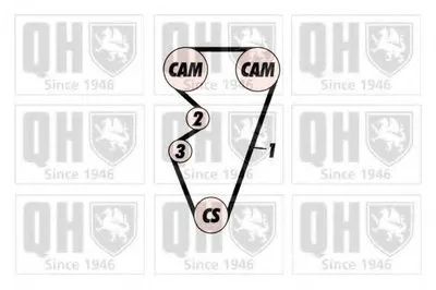 Ремень ГРМ QUINTON HAZELL купить