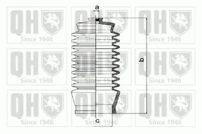 Комплект пылника, рулевое управление QUINTON HAZELL купить