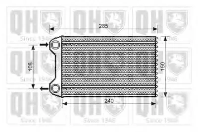 Теплообменник, отопление салона QUINTON HAZELL купить