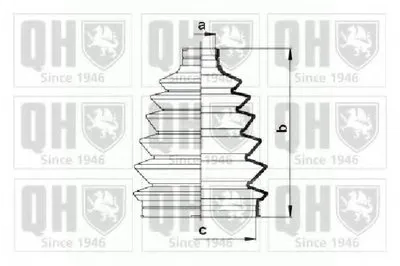 Комплект пылника, приводной вал QUINTON HAZELL купить