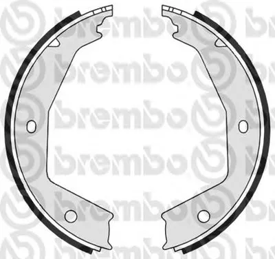 Комплект тормозных колодок, стояночная тормозная система BREMBO купить