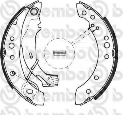 Комплект тормозных колодок BREMBO купить