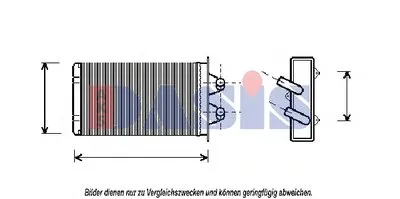 Теплообменник, отопление салона AKS DASIS купить