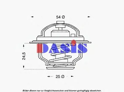 Термостат, охлаждающая жидкость AKS DASIS купить
