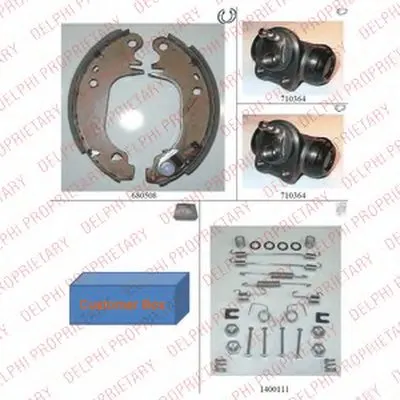 Комплект тормозных колодок DELPHI купить