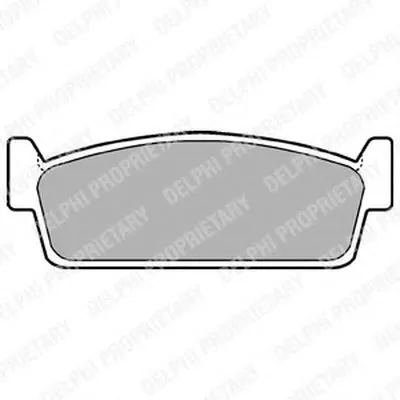 Комплект тормозных колодок, дисковый тормоз DELPHI купить