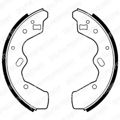 Комплект тормозных колодок DELPHI купить