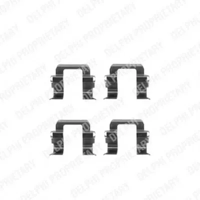 Комплектующие, колодки дискового тормоза DELPHI купить