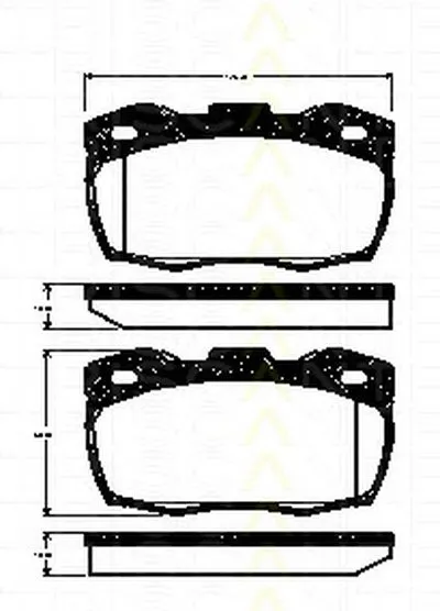 Комплект тормозных колодок, дисковый тормоз TRISCAN купить