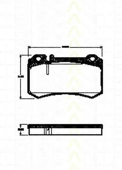 Комплект тормозных колодок, дисковый тормоз TRISCAN купить