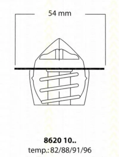 Термостат, охлаждающая жидкость TRISCAN купить