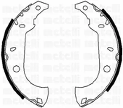 Комплект тормозных колодок METELLI купить