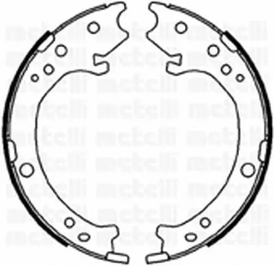 Комплект тормозных колодок, стояночная тормозная система METELLI купить