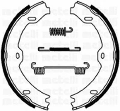Комплект тормозных колодок, стояночная тормозная система METELLI купить