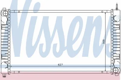 Радиатор, охлаждение двигателя NISSENS купить