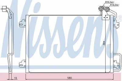 Конденсатор, кондиционер NISSENS купить