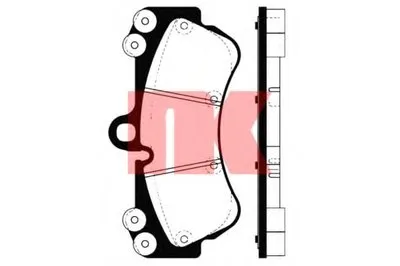 Комплект тормозных колодок, дисковый тормоз NK купить