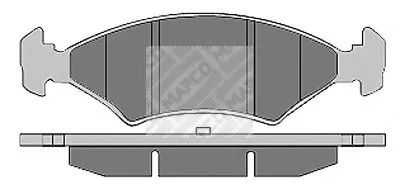 Комплект тормозных колодок, дисковый тормоз MAPCO купить