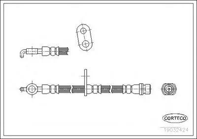 Тормозной шланг CORTECO купить