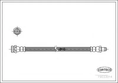 Тормозной шланг CORTECO купить