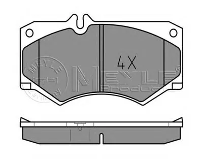 Комплект тормозных колодок, дисковый тормоз MEYLE купить