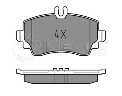 Комплект тормозных колодок, дисковый тормоз MEYLE купить