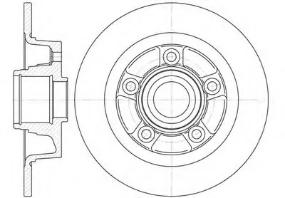 Тормозной диск REMSA купить