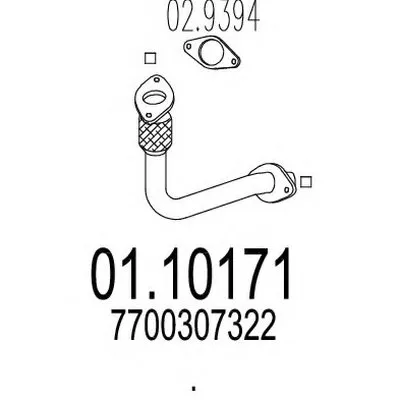 Труба выхлопного газа MTS купить