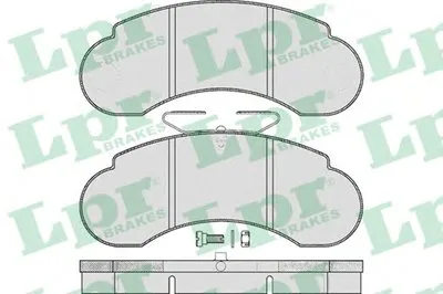 Комплект тормозных колодок, дисковый тормоз LPR купить