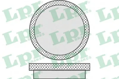 Комплект тормозных колодок, дисковый тормоз LPR купить