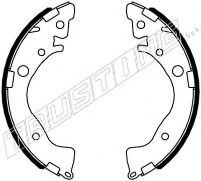 Комплект тормозных колодок TRUSTING купить