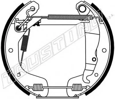 Комплект тормозных колодок FAST KIT TRUSTING купить
