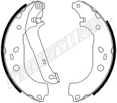 Комплект тормозных колодок REPARATION KIT TRUSTING купить