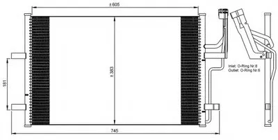 Радіатор кондиціонера
