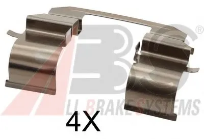 Комплектующие, колодки дискового тормоза A.B.S. купить