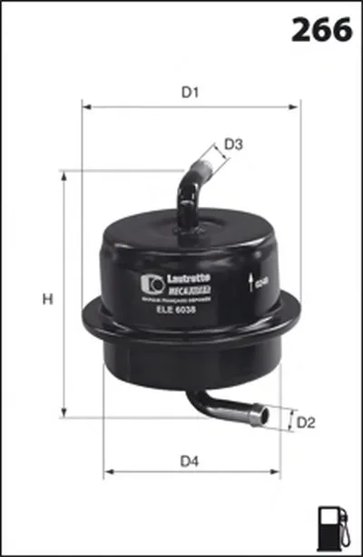 Топливный фильтр MECAFILTER MECAFILTER купить
