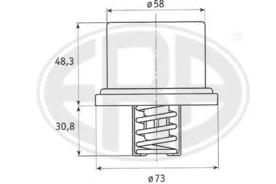 Термостат, охлаждающая жидкость ERA купить