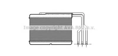 Теплообменник, отопление салона AVA QUALITY COOLING купить
