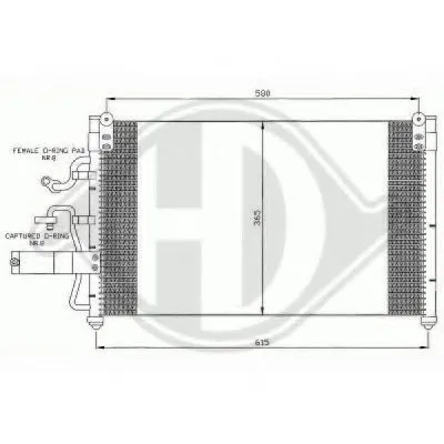 Конденсатор, кондиционер DIEDERICHS купить