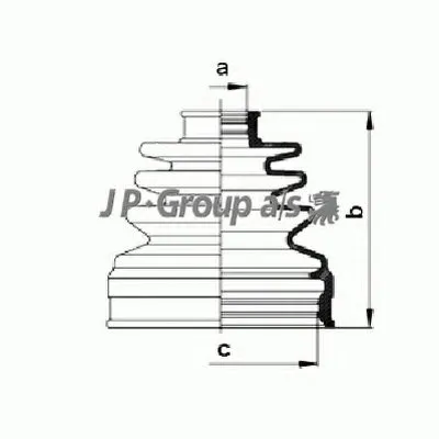 Комплект пылника, приводной вал QH JP GROUP купить