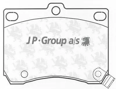 Комплект тормозных колодок, дисковый тормоз QH JP GROUP купить