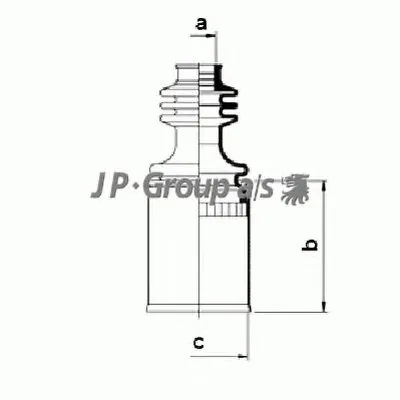 Комплект пылника, приводной вал QH JP GROUP купить