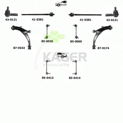 Подвеска колеса KAGER купить