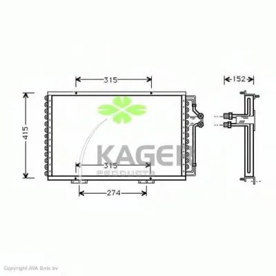 Конденсатор, кондиционер KAGER купить