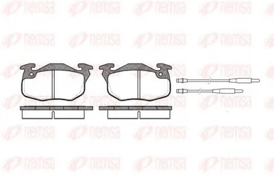 Комплект тормозных колодок, дисковый тормоз KAWE купить