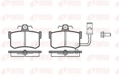Комплект тормозных колодок, дисковый тормоз KAWE купить